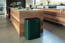 Brabantia Bo touch bin 60 L, Pine green< Prullenbakken