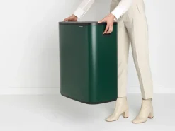 Brabantia Bo touch bin 60 L, Pine green< Prullenbakken
