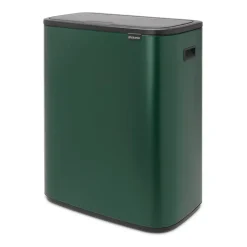 Brabantia Bo touch bin 60 L, Pine green< Prullenbakken