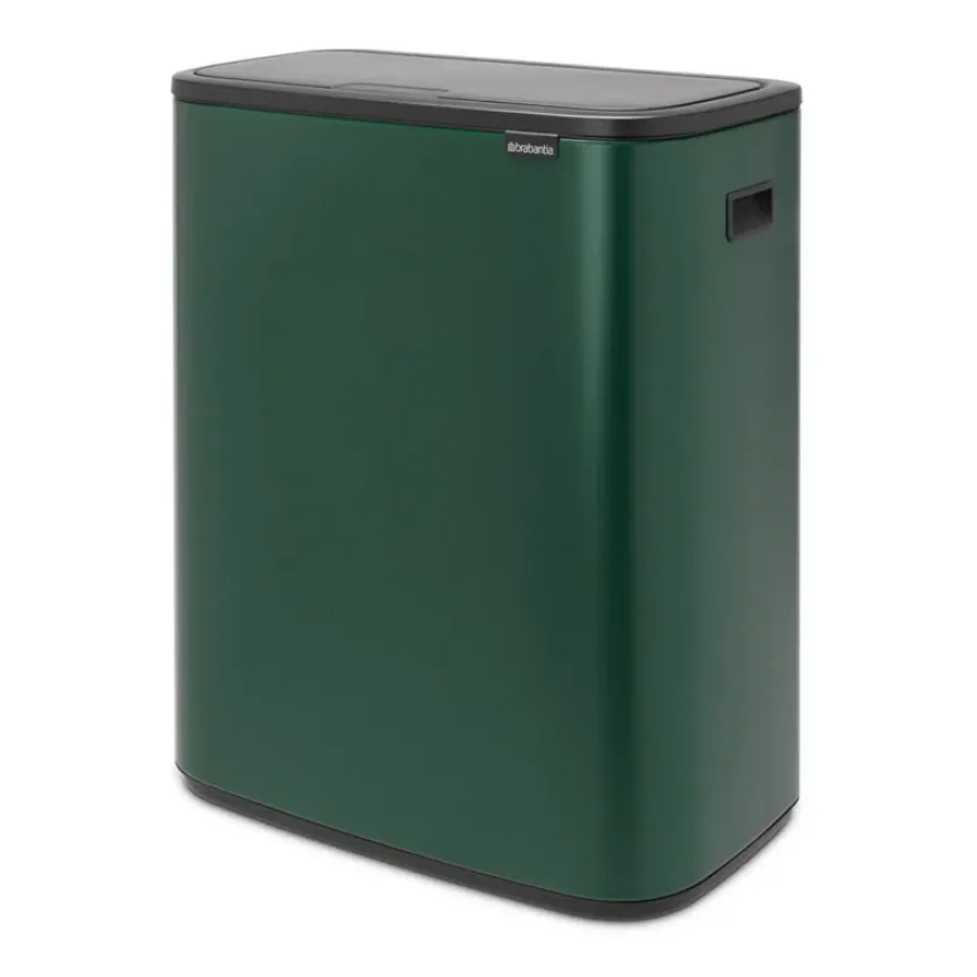 Brabantia Bo touch bin 60 L, Pine green< Prullenbakken