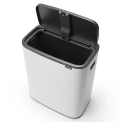 Brabantia Bo touch bin 60 L, Wit< Prullenbakken