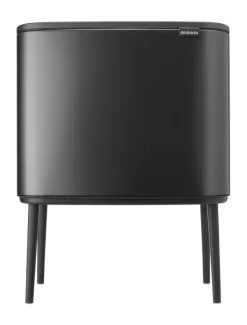 Brabantia Bo touch bin 36 liter, Confident Grey< Pedaalemmers