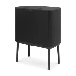 Brabantia Bo touch bin 36 liter, matte black (mat zwart)< Pedaalemmers