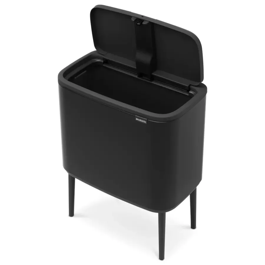 Brabantia Bo touch bin 36 liter, matte black (mat zwart)< Pedaalemmers