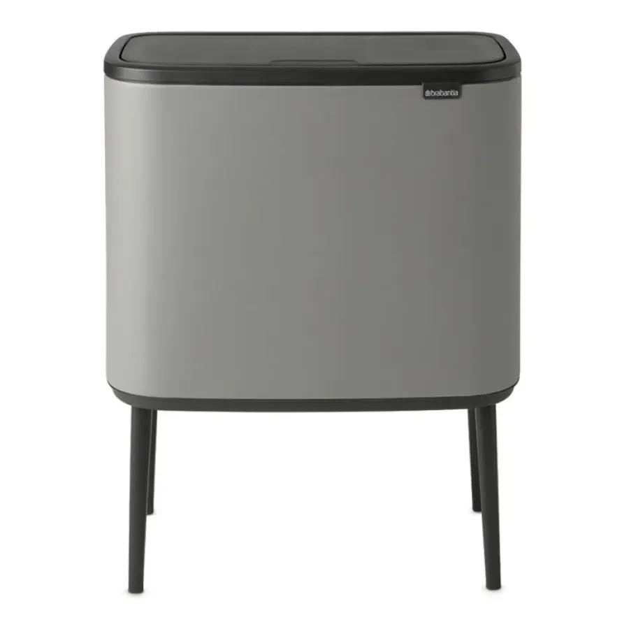 Brabantia Bo touch bin 36 liter, Mineral concrete grey< Pedaalemmers
