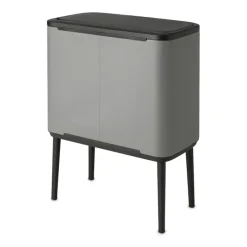 Brabantia Bo touch bin 36 liter, Mineral concrete grey< Pedaalemmers