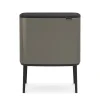 Brabantia Bo touch bin 36 liter, platinum (platina)< Pedaalemmers