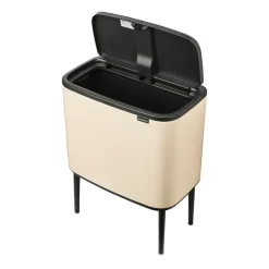 Brabantia Bo touch bin 36 liter, Soft beige< Pedaalemmers