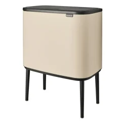 Brabantia Bo touch bin 3 x 11 liter, Soft beige< Pedaalemmers