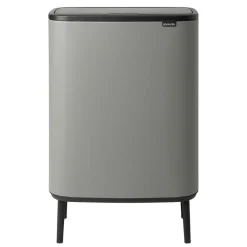 Brabantia Bo touch bin high 60 L, Mineral concrete grey< Prullenbakken