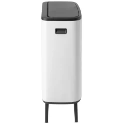 Brabantia Bo touch bin high 60 L, Wit< Prullenbakken