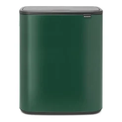 Brabantia Bo touch bin 2x30 L, Pine green< Prullenbakken
