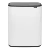 Brabantia Bo touch bin 2x30 L, Wit< Prullenbakken