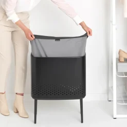 Brabantia Bo wasmand 60 L, Matzwart< Wasmanden