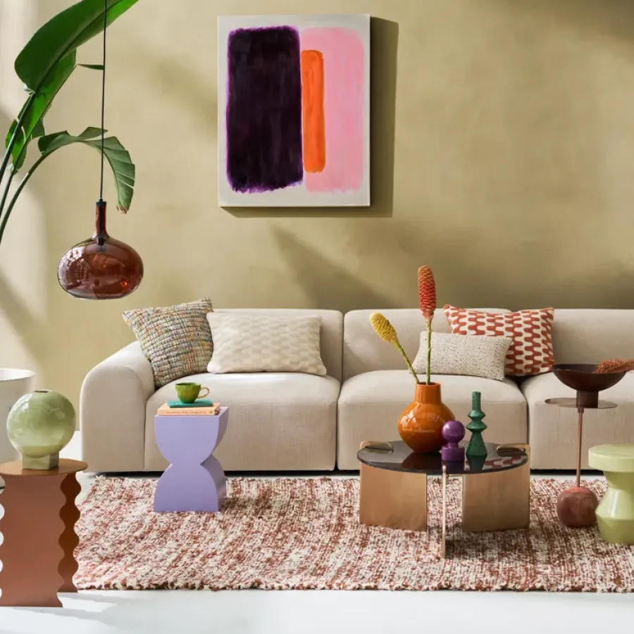 URBAN NATURE CULTURE Bola wanddecoratie 80x100 cm, Multi< Wanddecoraties