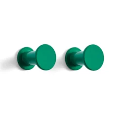 HAY Bolt haak 2-pack Ø2,8 cm, Green< Haken & Hangers