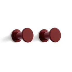 HAY Bolt haak 2-pack Ø2,8 cm, Red< Haken & Hangers