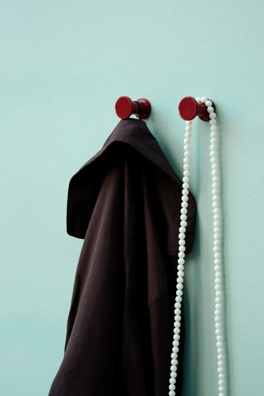 HAY Bolt haak 2-pack Ø2,8 cm, Red< Haken & Hangers