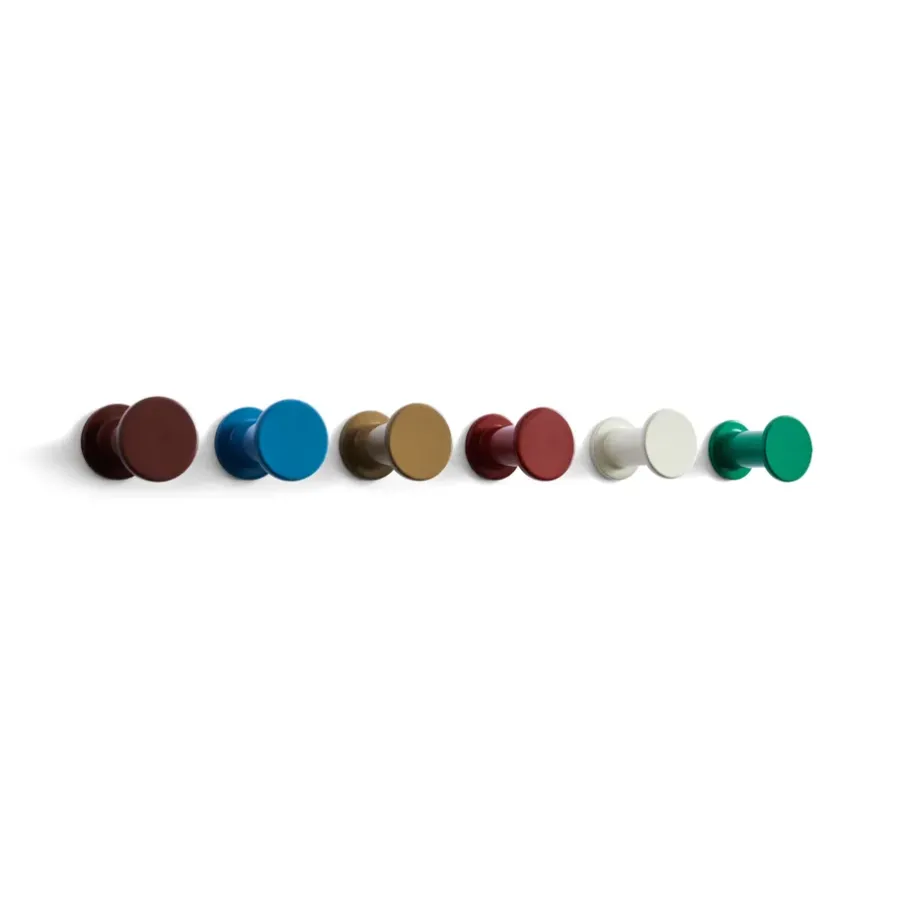 HAY Bolt haak 2-pack Ø2,8 cm, Red< Haken & Hangers
