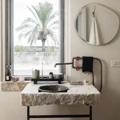 Ferm Living Bon decoratiedienblad klein, Beige-zwart< Decoratieve Accessoires|Decoratieve Dienbladen