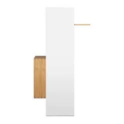 Ferm Living Bon hallway cabinet kapstok met spiegel, Oiled Oak< Garderobehaken & Hoedenplanken