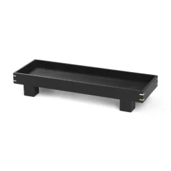Ferm Living Bon houten dienblad X small, Zwartgebeitst eikenhout< Decoratieve Accessoires|Decoratieve Dienbladen