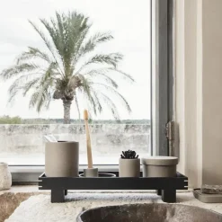 Ferm Living Bon houten dienblad X small, Zwartgebeitst eikenhout< Decoratieve Accessoires|Decoratieve Dienbladen