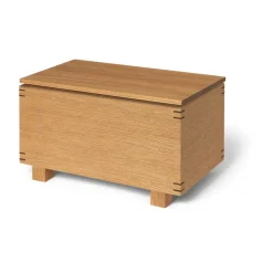 Ferm Living Bon houten doos 19x35 cm, Oiled oak< Dozen & Boxen