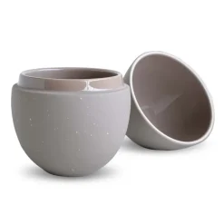 Cooee Design Bonbonnière kom 18 cm, Sand-shell< Paasdecoratie