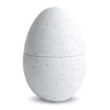 Cooee Design Bonbonnière kom 18 cm, White-mud< Paasdecoratie