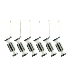 Scandi Living Bonbons kerstbal 6-pack, Groen< Kerstdecoraties