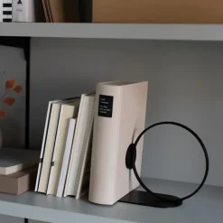 Cooee Design Book Ring boekensteun 15 cm, Zwart< Decoratieve Accessoires