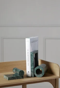 Woud Booknd boekensteun marmer, Groen< Decoratieve Accessoires