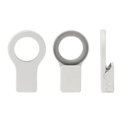 Bosign Loop clips voor theedoek 2-pack, Wit< Haken & Hangers