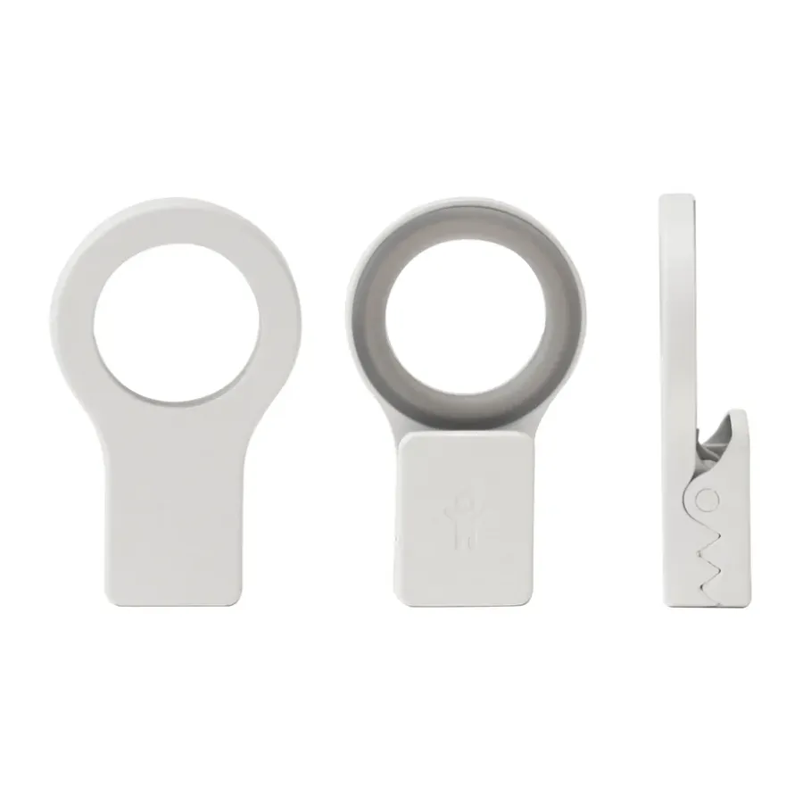Bosign Loop clips voor theedoek 2-pack, Wit< Haken & Hangers