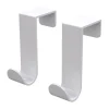 Bosign single J-haak 2-pack, Wit< Haken & Hangers