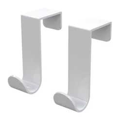 Bosign single J-haak 2-pack, Wit< Haken & Hangers
