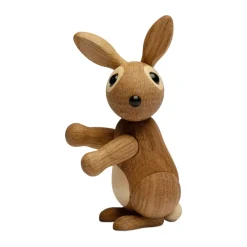 Spring Copenhagen Bounce konijn decoratie 9,5 cm, Eik< Kinderkamer Interieuraccessoires|Kinderkamer Interieuraccessoires