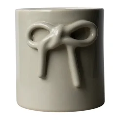 DBKD Bow pot Ø11 cm, Shiny mole< Bloempotten