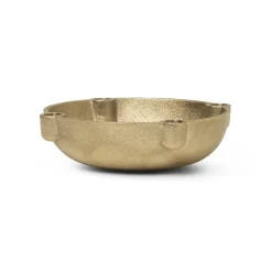 Ferm Living Bowl adventskandelaar messing, Brass< Adventskandelaars & -Kaarsen