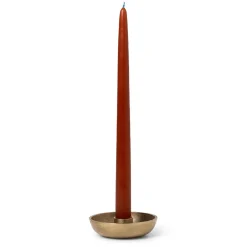 Ferm Living Bowl kandelaar Ø10 cm, Messing< Kandelaars