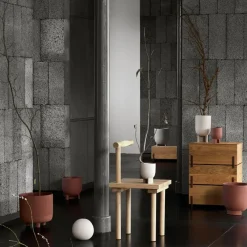 Kristina Dam Studio Bowl kom, grey engobe, small< Decoratieve Schalen