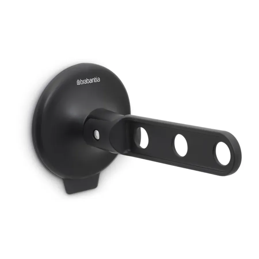 Brabantia inklapbare kledinghaak met zuignap, Zwart< Kapstokken & Hangrekken|Haken & Hangers