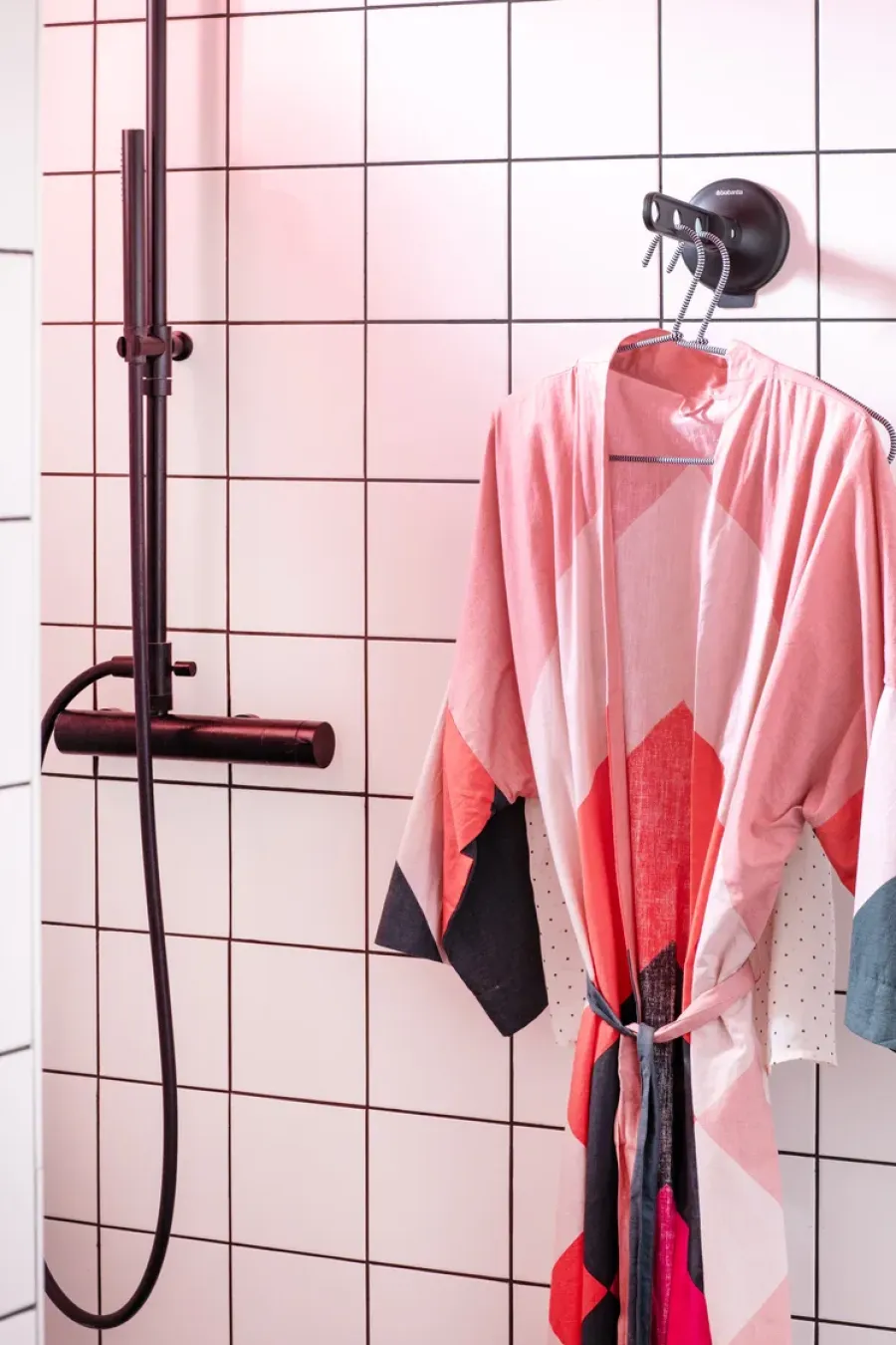 Brabantia inklapbare kledinghaak met zuignap, Zwart< Kapstokken & Hangrekken|Haken & Hangers