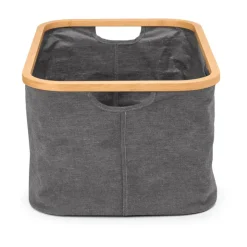 Brabantia opvouwbare wasmand 40 L, Pepper Black< Wasmanden