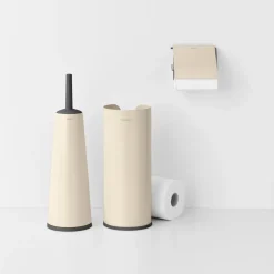 Brabantia ReNew badkameraccessoires 3-delig, Soft Beige< Toiletborstels