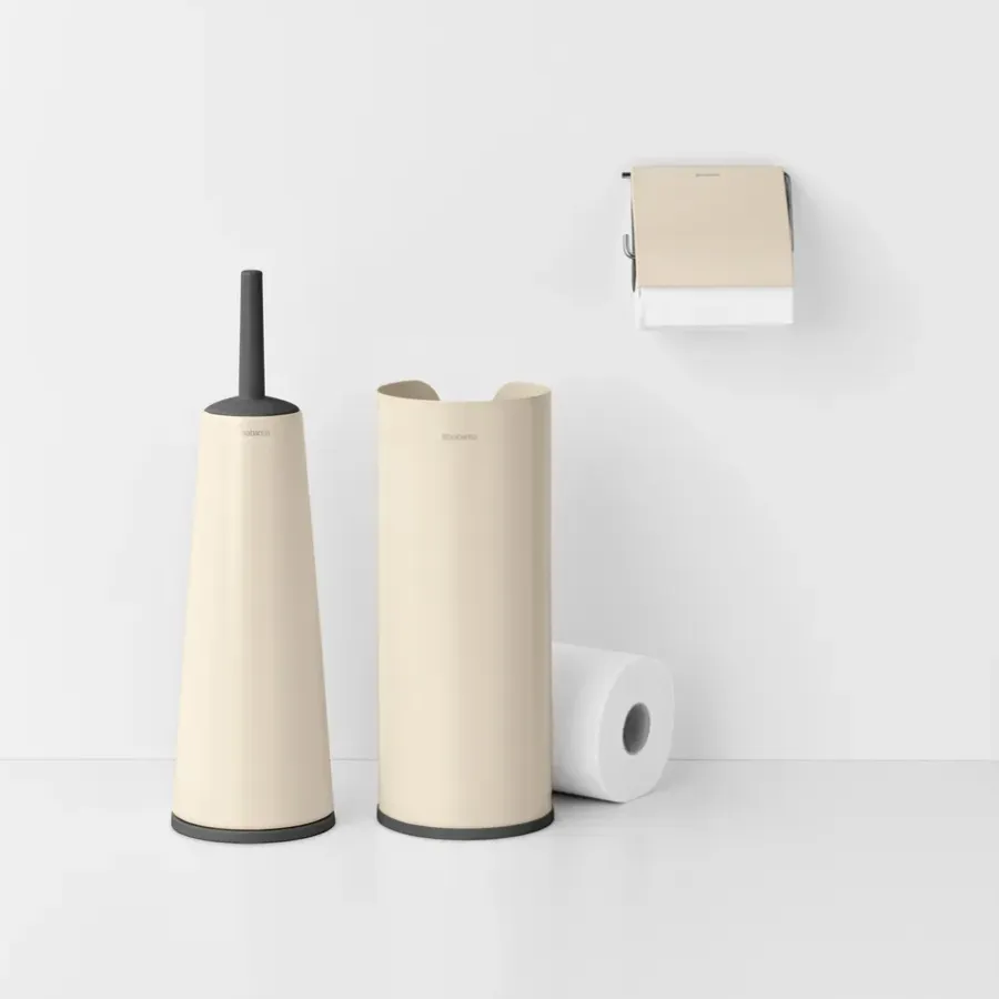 Brabantia ReNew badkameraccessoires 3-delig, Soft Beige< Toiletborstels