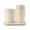 Brabantia ReNew badkameraccessoireset 3-delig, Soft Beige< Zeepdispensers & Zeepschaaltjes