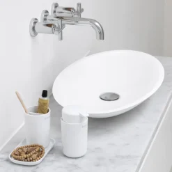 Brabantia ReNew badkameraccessoireset 3-delig, Wit< Zeepdispensers & Zeepschaaltjes