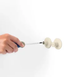 Brabantia ReNew handdoekenhanger 2 st., Soft Beige< Handdoekenrekken & -Ringen